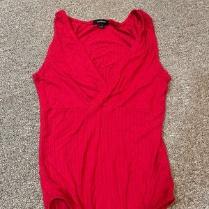 Red bodysuit